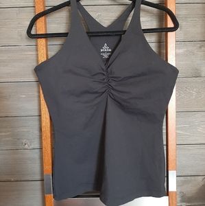 Prana athletic black tank top